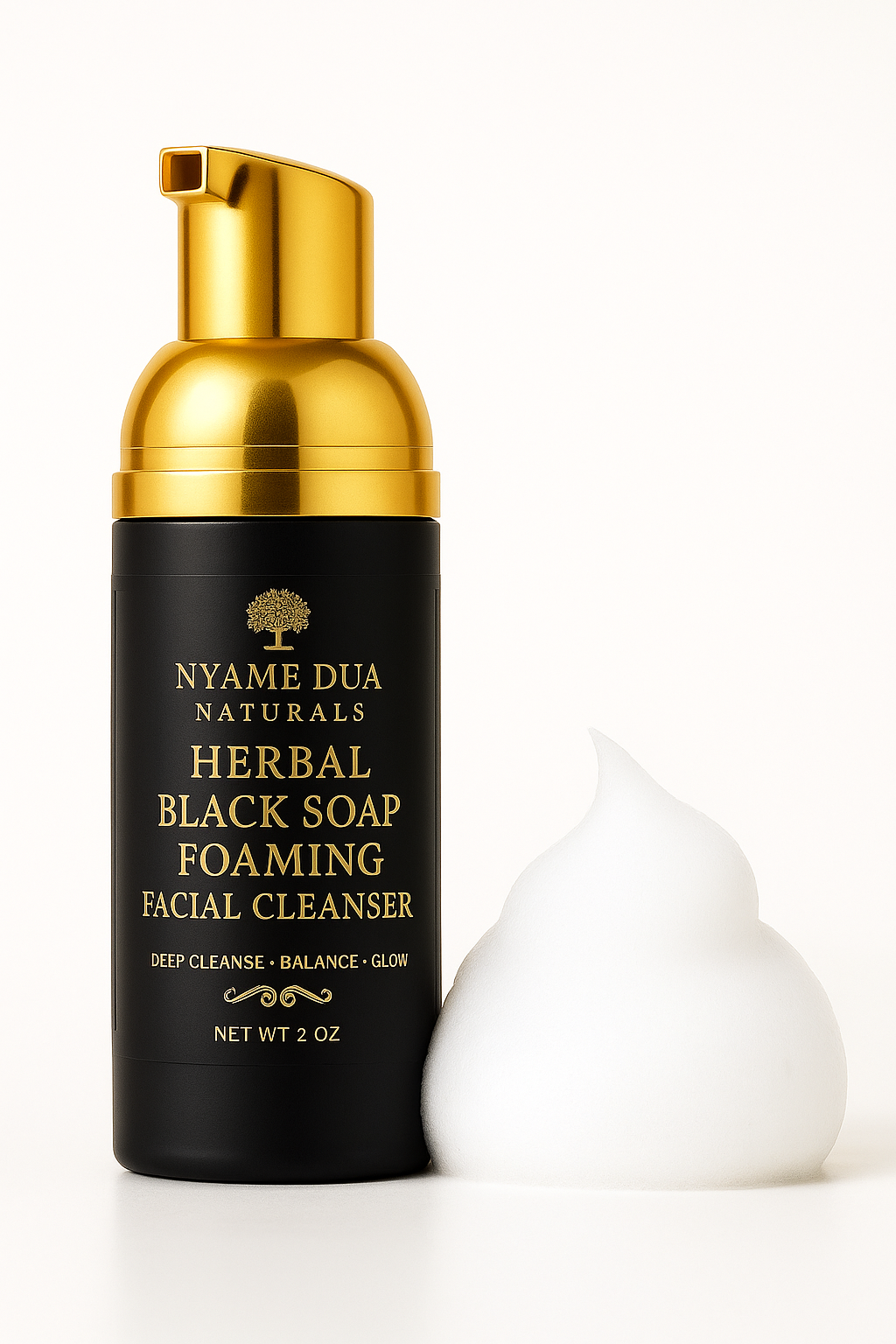 Luxury African Black Soap Facial Cleanser