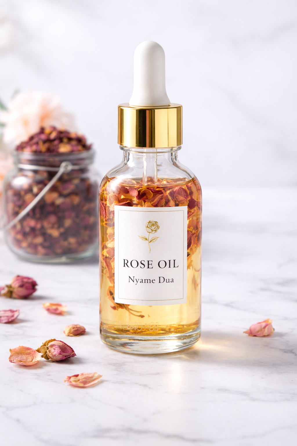Rose Petal Botanical Oil™ | Luxury Body & Ritual Oil